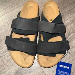 Birkenstock Black and Tan Sandals